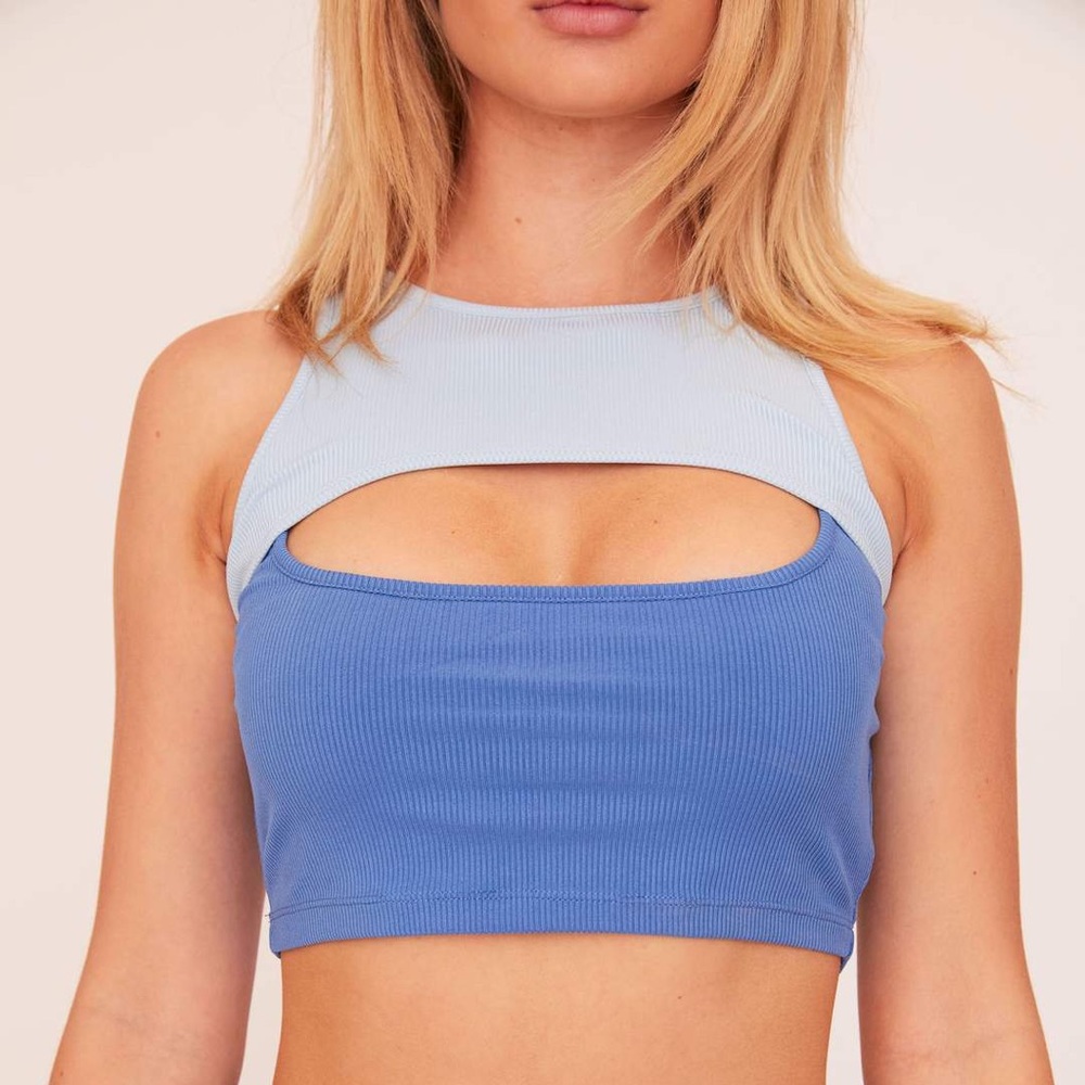 Dollskill Shaci Two Tone Peak Top - Blue